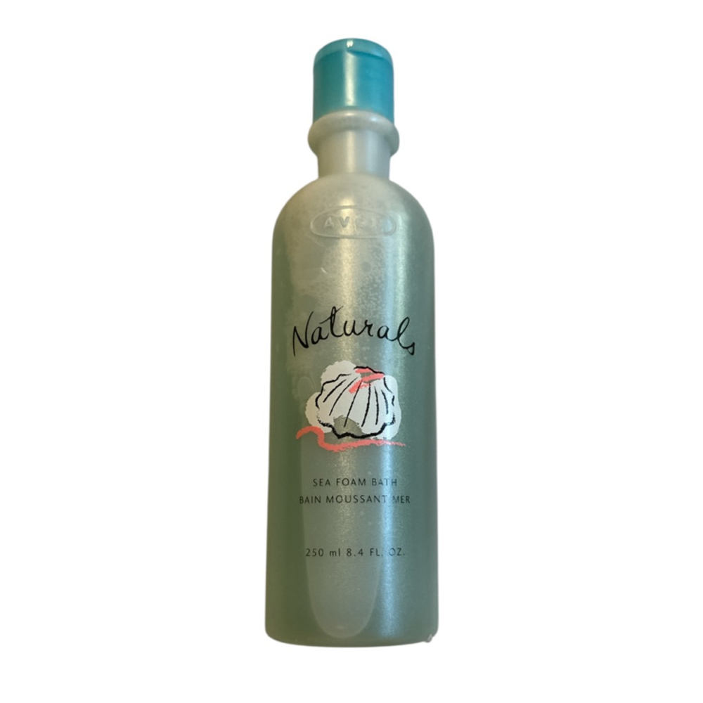 Avon Naturals Sea Foam Bath 8.4 fl oz Green New Sealed Gentle